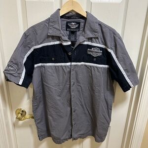 Harley-Davidson Mechanic/Riding Button Shirt Large